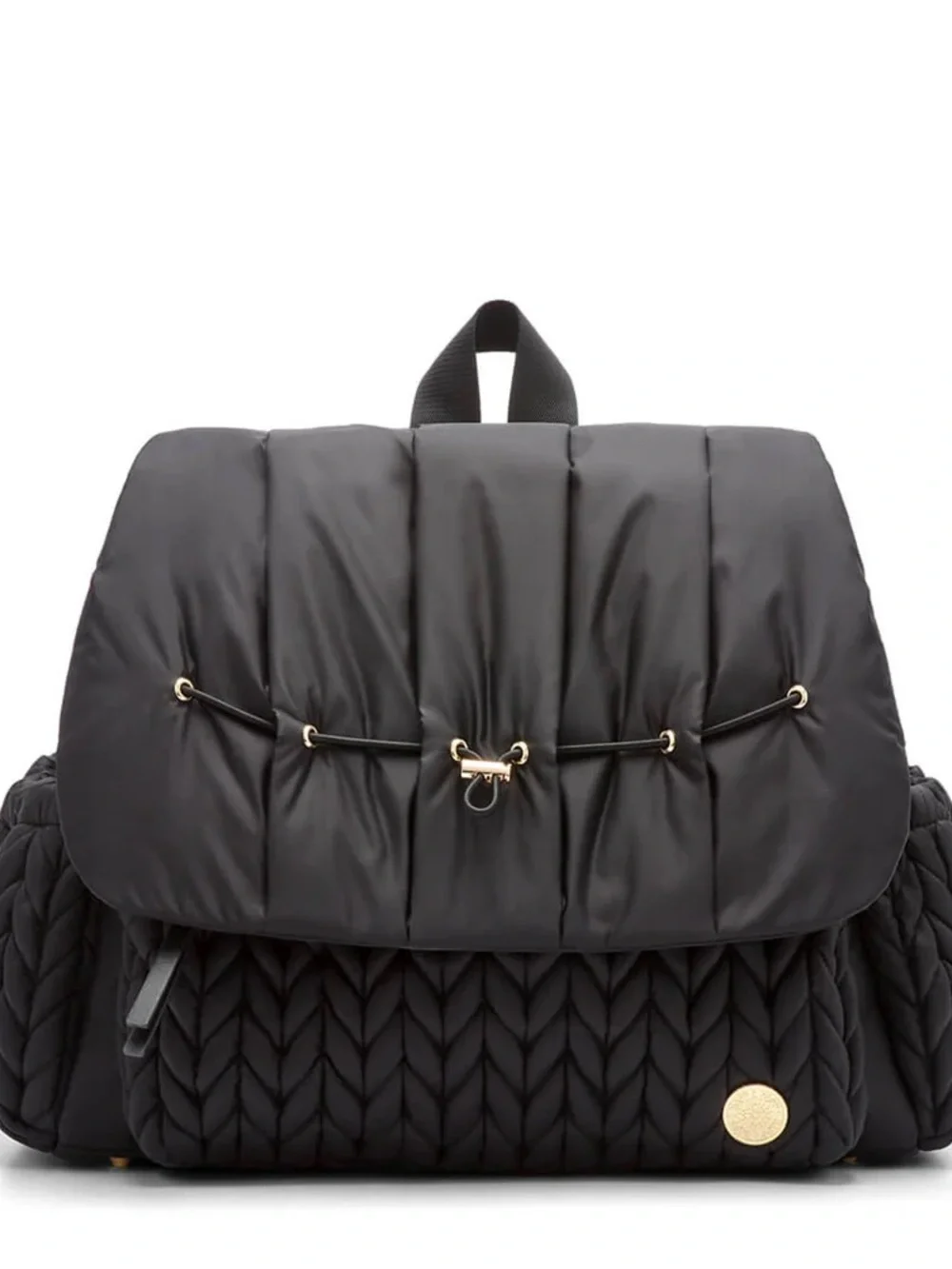 Happ Levy Puffer Backpack Daiperbag - Black